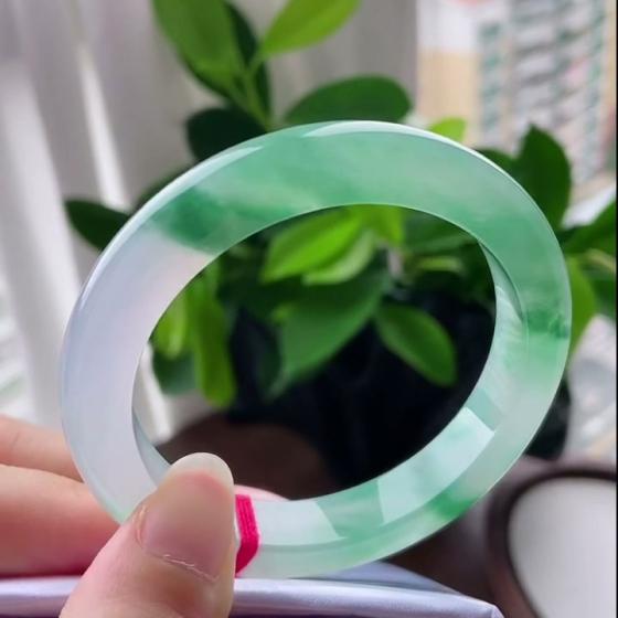 飘花半山半水正圈手镯